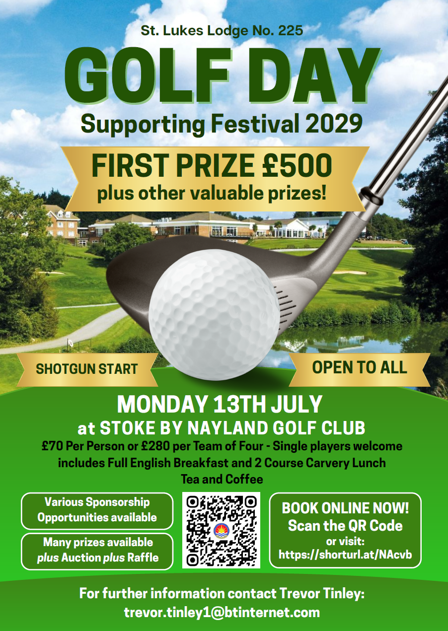 St Lukes Golf Day Flyer Image